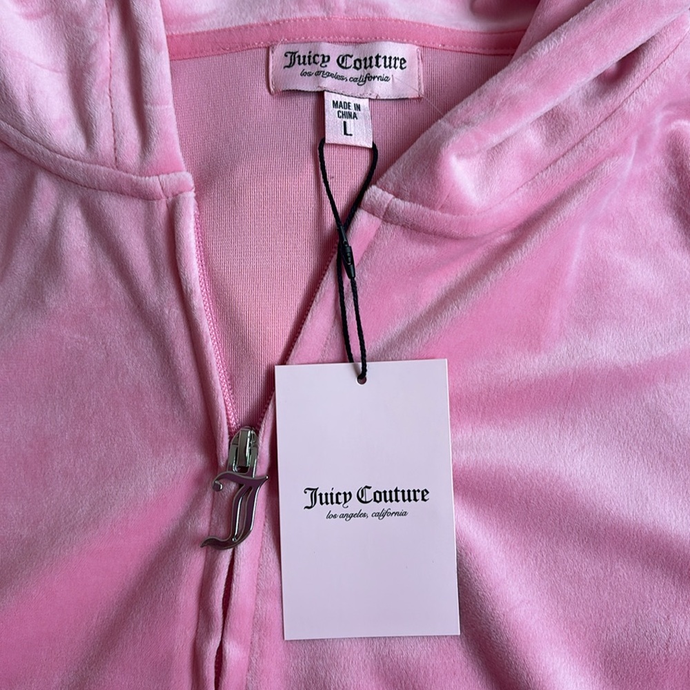 Juicy Couture Tracksuit Pink Hot Hot Size Large NWT - Picture 9 of 14